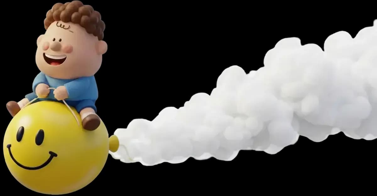 Banggu, the Watoo character, leaping forward